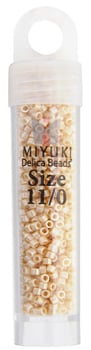 Miyuki Delica 11/0 5.2g Vials Opaque Luster