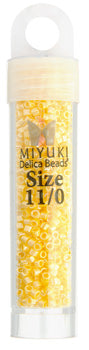 Miyuki Delica 11/0 5.2g Vials Opaque Luster