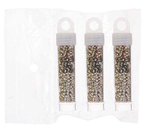 Miyuki Delica 11/0 5.2g Vials Duracoat Galvanized