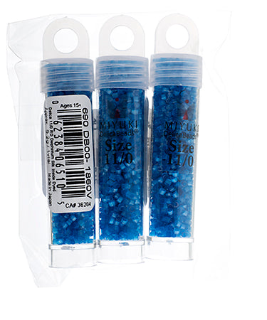 Miyuki Delica 11/0 5.2g Vials Silk Inside Dyed