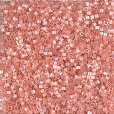 Miyuki Delica 11/0 5.2g Vials Aurora Borealis Silk Inside Dyed