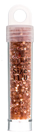 Miyuki Delica 11/0 5.2g Vials Aurora Borealis Silk Inside Dyed