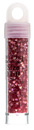 Miyuki Delica 11/0 5.2g Vials Aurora Borealis Silk Inside Dyed