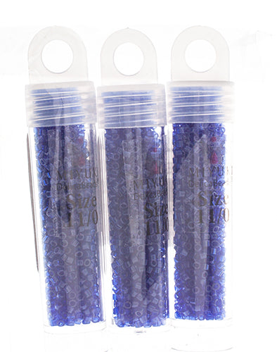 Miyuki Delica 11/0 5.2g Vials Transparent Luster
