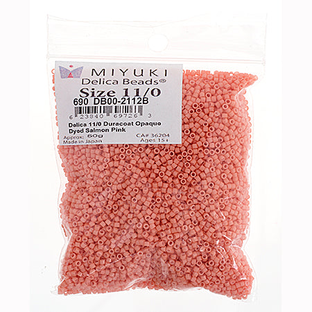 Miyuki Delica 11/0 Bag Duracoat Opaque Dyed