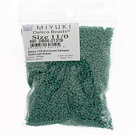 Miyuki Delica 11/0 Bag Duracoat Opaque Dyed