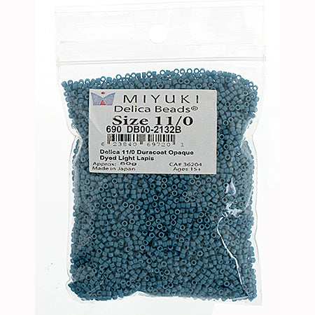 Miyuki Delica 11/0 Bag Duracoat Opaque Dyed