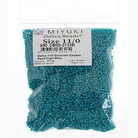 Miyuki Delica 11/0 Bag Duracoat Opaque Dyed