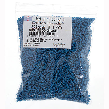 Miyuki Delica 11/0 Bag Duracoat Opaque Dyed
