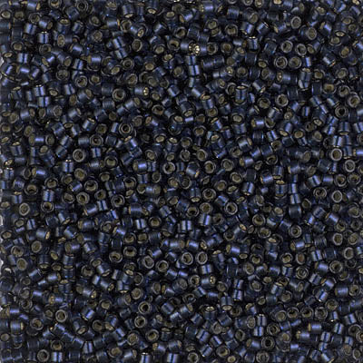 Miyuki Delica 11/0 5.2g Vials Duracoat Silverlined Dyed