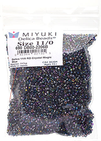 Miyuki Delica 11/0 Bag Transparent Crystal Magic