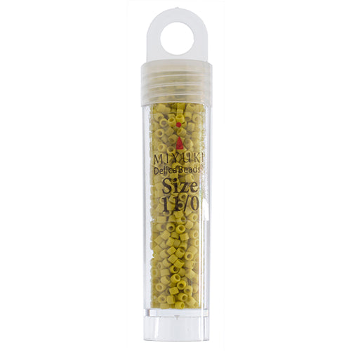 Miyuki Delica 11/0 5.2g Vials Frosted Glazed Matte