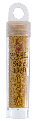 Miyuki Delica 11/0 5.2g Vials Frosted Glazed Matte