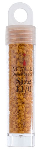Miyuki Delica 11/0 5.2g Vials Frosted Glazed Matte