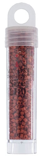 Miyuki Delica 11/0 5.2g Vials Frosted Glazed Matte