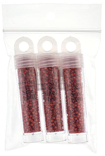 Miyuki Delica 11/0 5.2g Vials Frosted Glazed Matte