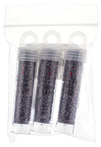 Miyuki Delica 11/0 5.2g Vials Frosted Glazed Matte