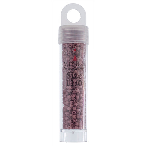 Miyuki Delica 11/0 5.2g Vials Frosted Glazed Matte