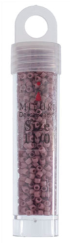 Miyuki Delica 11/0 5.2g Vials Frosted Glazed Matte