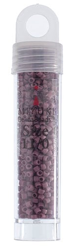 Miyuki Delica 11/0 5.2g Vials Frosted Glazed Matte