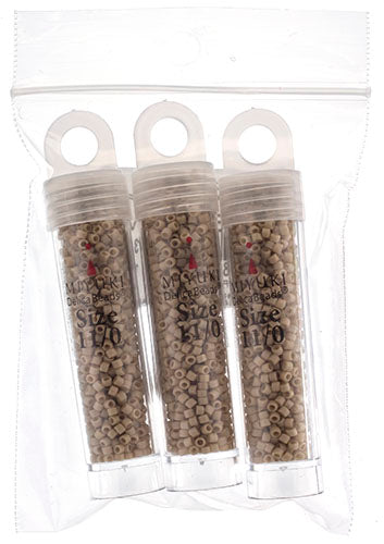 Miyuki Delica 11/0 5.2g Vials Frosted Glazed Rainbow Matte