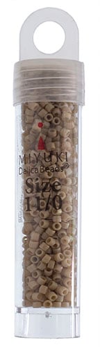 Miyuki Delica 11/0 5.2g Vials Frosted Glazed Rainbow Matte