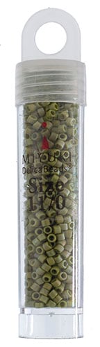Miyuki Delica 11/0 5.2g Vials Frosted Glazed Rainbow Matte