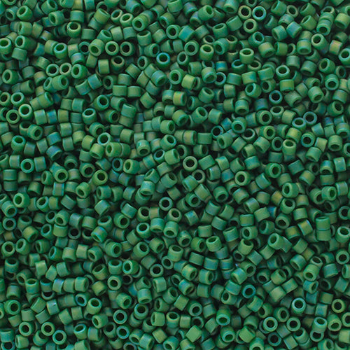 Miyuki Delica 11/0 5.2g Vials Frosted Glazed Rainbow Matte