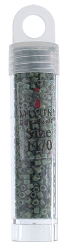 Miyuki Delica 11/0 5.2g Vials Frosted Glazed Rainbow Matte