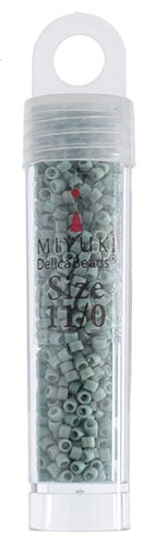 Miyuki Delica 11/0 5.2g Vials Frosted Glazed Rainbow Matte