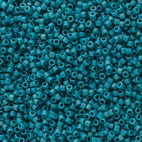 Miyuki Delica 11/0 5.2g Vials Frosted Glazed Rainbow Matte