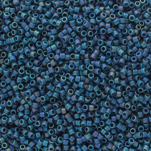 Miyuki Delica 11/0 5.2g Vials Frosted Glazed Rainbow Matte