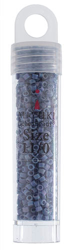 Miyuki Delica 11/0 5.2g Vials Frosted Glazed Rainbow Matte