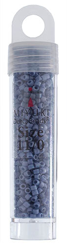 Miyuki Delica 11/0 5.2g Vials Frosted Glazed Rainbow Matte