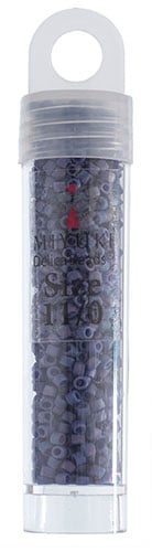 Miyuki Delica 11/0 5.2g Vials Frosted Glazed Rainbow Matte