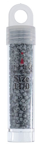 Miyuki Delica 11/0 5.2g Vials Frosted Glazed Rainbow Matte