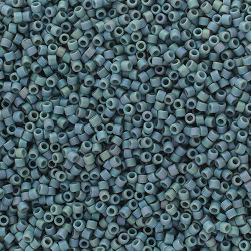 Miyuki Delica 11/0 Bag Frosted Glazed Rainbow Matte