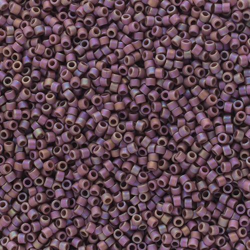 Miyuki Delica 11/0 5.2g Vials Frosted Glazed Rainbow Matte