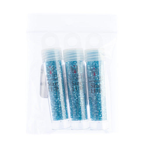 Miyuki Delica 11/0 5.2g Vials Fancy Lined