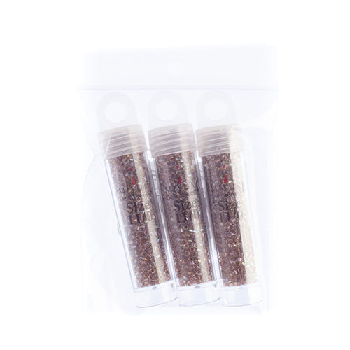 Miyuki Delica 11/0 5.2g Vials Fancy Lined