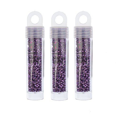 Miyuki Delica 11/0 5.2g Vials Duracoat Galvanized