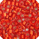 Delica 8/0 Round 5.2g Vial Silverlined White Opal