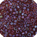 Delica 8/0 Round Transparent Gold Luster