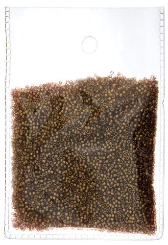 Delica 8/0 Round Transparent Gold Luster