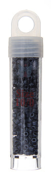 Delica 8/0 Round 5.2g Vial Dark Blue Grey Matte Luster