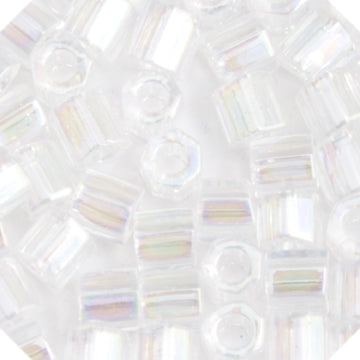 Miyuki Delica Cut 5.2g Vial Crystal Aurora Borealis