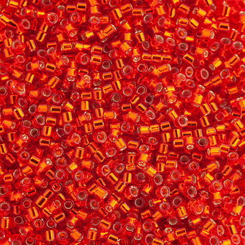 Miyuki Delica 10/0 5.2g Vial Silverlined