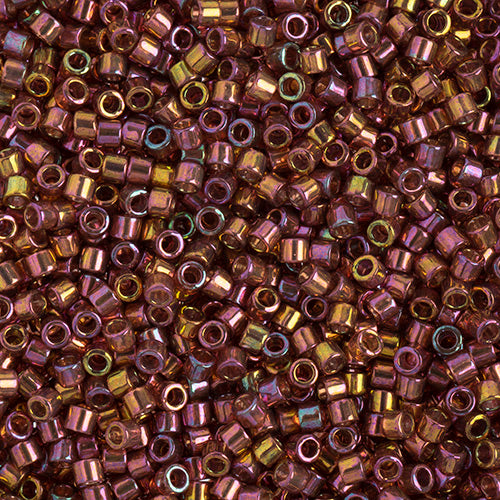 Miyuki Delica 10/0 250g Bag Red Pink Transparent Gold Luster