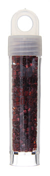 Miyuki Delica 10/0 5.2g Vial Red Transparent Gold Luster