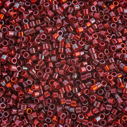 Miyuki Delica 10/0 250g Bag Red Transparent Gold Luster